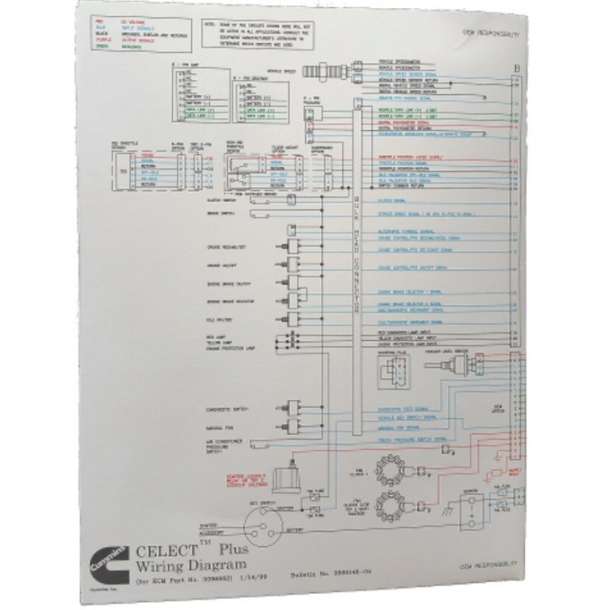 Cummins N14 Celect Wiring Diagram from n14parts.com